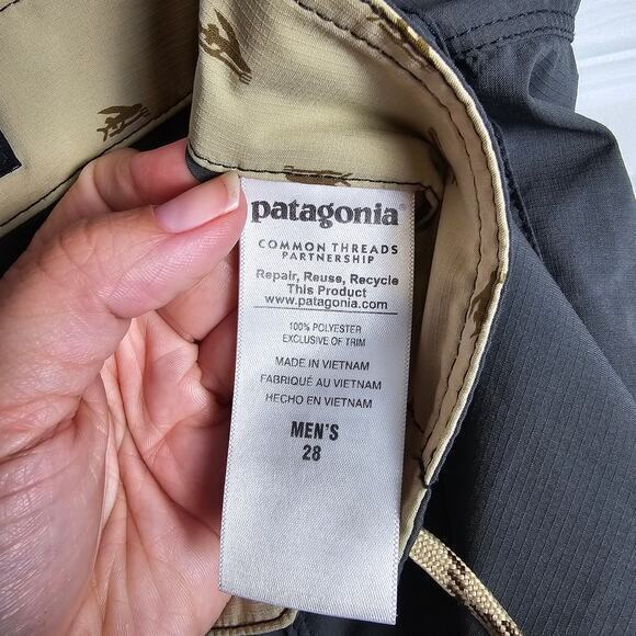 Patagonia Board Short Mens 28 Unlined Swim Trunks‎ Gray - Picture 5 of 8